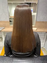 「ロング」カット➕艶カラー🩵💕