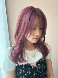 【ご新規様🦋】ダブルカラー・内部補修トリートメント（ケアブリーチ込、ハイライトに変更可、ASIAトリートメント）#韓国