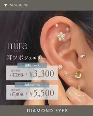 耳つぼジュエリー💎20粒💎片耳10:10💎選べるデザイン💠ダイエット/健康促進