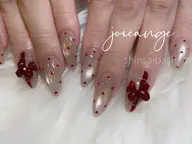 オフ無/有🩷チップ長さだし10本込み🍭持ち込みデザイン90分🍒💫3~4本アート