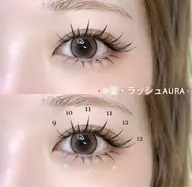 人気爆発🔥】上下ワンホン×束感で盛れる最強まつげ♪上100束と下20本