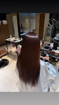 うる艶カラー🪷+アフロートオリジナルトリートメント🧴