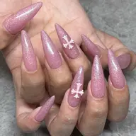 《オフあり》💎【1〜2cm🔥】ロングスカルプ ワンカラーorラメグラ🦋