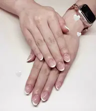 【ミラーフレンチ、ガラスフレンチも✨️】オフあり期間限定ハンドグラデーション𝗈𝗋フレンチ🌫♥