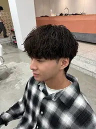 メンズカット+ツイストスパイラルパーマ+トリートメント