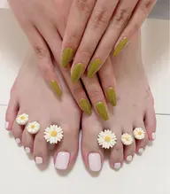 ❤️ハンド&フットセット・ワンカラー•ラメグラ ❤️オフ込み🎀