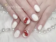 ❣️❣️ワンカラー+2個パーツ無料or2本埋め尽くし(カラー2個まで)(オフ+500