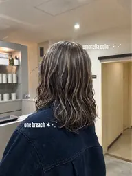【ブリーチあり】デザインカラー＋Aujua 1stepトリートメント🫧
