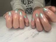マグネットベース🧲フラッシュラメグラデーションネイル💅