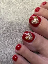 【フットネイル】ワンカラー