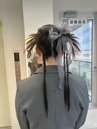 【結婚式】お呼ばれヘアセット🎀♡