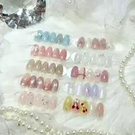 🔰口コミ記入必須【Jr】HAND⭐️オフなし⭐️4/30まで♥️🌸春デザインネイル♥️🌸