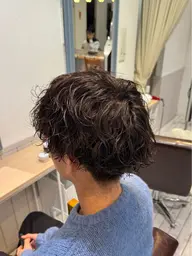 カット+波巻きパーマ🌊✨