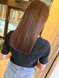 【限定】潤いオイルカラー＋Aujua7STEP髪髪質改善ヘアトリートメント