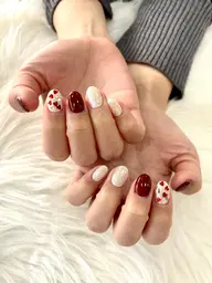 定額アートSコース🍒(シンプルデザイン)初回オフ込み、再来1ヶ月以内オフ無料、再来1ヶ月以上オフ¥550