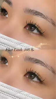 練習モニター様募集🙌🏽　セーブルラッシュ100本¥1,100（税込）（フラットラッシュ変更＋¥550）⚠️4月末まで