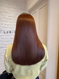 [圧倒的な髪質改善]カット＋超高濃度水素TR＋ストレート