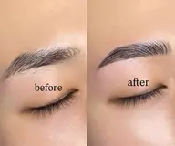 WAX脱毛＋アイブロウパーマ