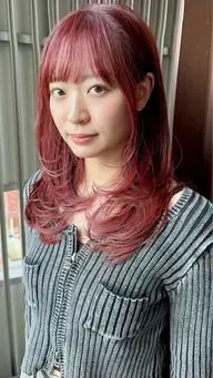 カット+暖色フルカラー+トリートメント