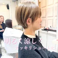 💌ブリーチメニュー💌 カット+ダブルカラー+水トリートメント¥22,000