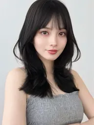 【垢抜けイメチェン✨】似合わせカット+透明感カラー