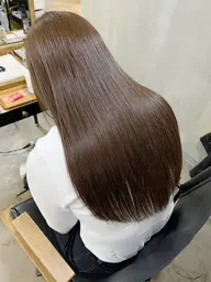 《透明感ベージュ✨》ブリーチなしダブルカラー（カットなし）