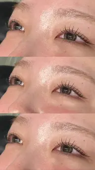 まつげパーマ👀✨️目元からしっかり✨️自然なカール感✨️束感まつ毛✨️