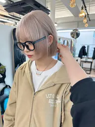【ミニモ学割⭐️】カット＋ケアブリーチ＋ダブルカラー