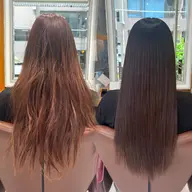 【1月限定】縮毛矯正＋全体カラー＋💎高濃度ケラチントリートメント💎