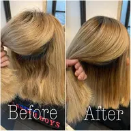 ✨ブリーチ毛OK究極の美髪ストレート✨ダメージの原因「アルカリ」を使わず、髪の毛と同じ弱酸性領域のお薬にて癖を伸ばします