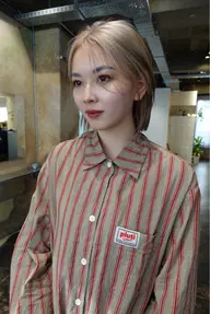 ※ミニモ限定※ケアブリーチオンカラー＋シャンプーブロー