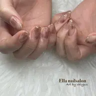 オシャレなニュアンスart✨ベースはパラジェルを使用します‎𖤐 ̖́-‬