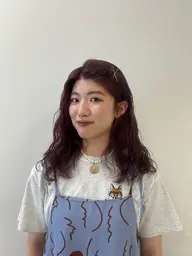 "色落ちやダメージが気になる方必見"ケアダブルカラー＋トリートメント⭐︎