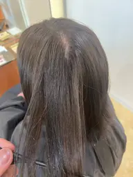 レディースカット＋白髪染め根本のみ＋トリ