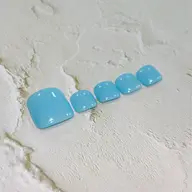 オフあり　フット ワンカラーネイル🐾　初回オフ無料🎶