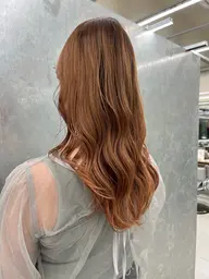 【ダメージレスで透明感up🫧】ブリーチなしダブルカラー+オージュア1stepトリートメント