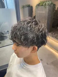 【メンズ限定】🔥流行りの波巻きパーマ🔥ぬけ感のある今どき男子へ!! カット+パーマ