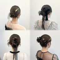 お呼ばれヘアセット🤍