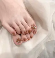 フットネイル🦶2本アート