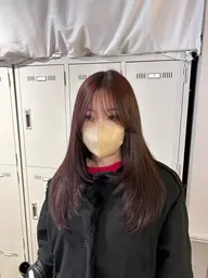 🤍𐙚ハッシュ・レイヤーカット➕ワンカラー➕TOKIOトリートメント➕スタイリング🤍𐙚ミニモ学割♡