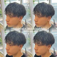 【メンズ】 カット ＋ ツイストスパイラルパーマ or シャドウパーマ or フェザーパーマ