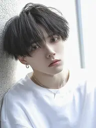 メンズ透明感カラー