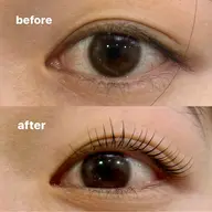 ケラチンラッシュリフト+美眉スタイリング🥂🤍