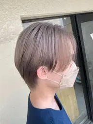 メンズカット+ブリーチ＋カラー