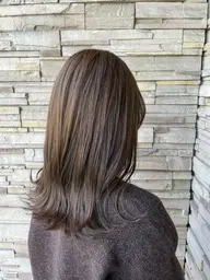 透明感グレージュカラー＋Aujuaトリートメント