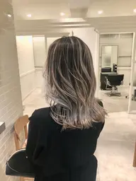 【1日2名様限定】カット+(2回ブリーチ))ハイライトorバレイヤージュ+ホワイトカラー+高保湿トリートメント✨