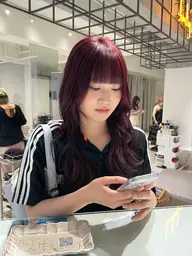 ⚪️前髪カット+ブリーチカラー+TR˖ ࣪⊹