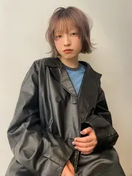 【水・木 19時～】カラー+3stepトリートメント《顎から下​〜​鎖骨上の長さの方》ワンカラー/暖色カラー/ツヤ感カラー