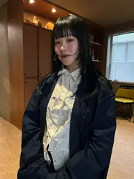 cut + ストレートパーマ