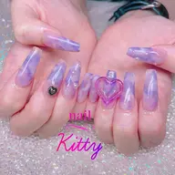 【オフなし】デザインスカルプ2色マーブルネイル☆15500円